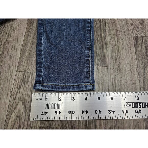 Old Navy Jeans Womens 4 Petite Blue Medium Wash Rockstar Mid-Rise Skinny Stretch - Picture 11 of 11